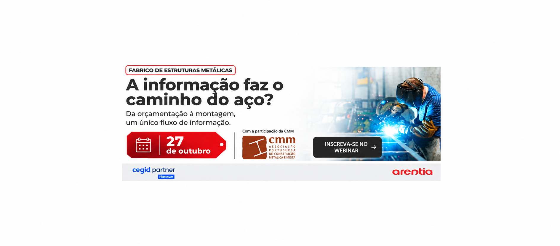 Arentia debate os desafios da construção metálica em webinar sobre gestão da informação