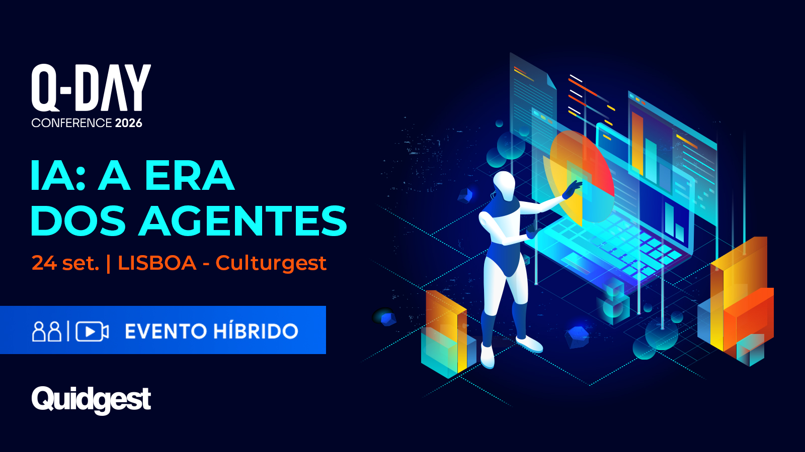 Q-Day Conference 2026 debate nova era dos agentes de Inteligência Artificial